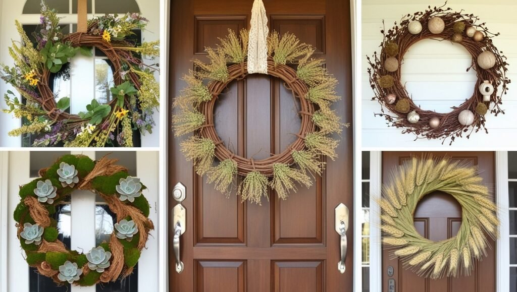Rustic Door Wreath