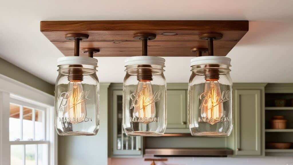 Mason Jar Light Fixtures