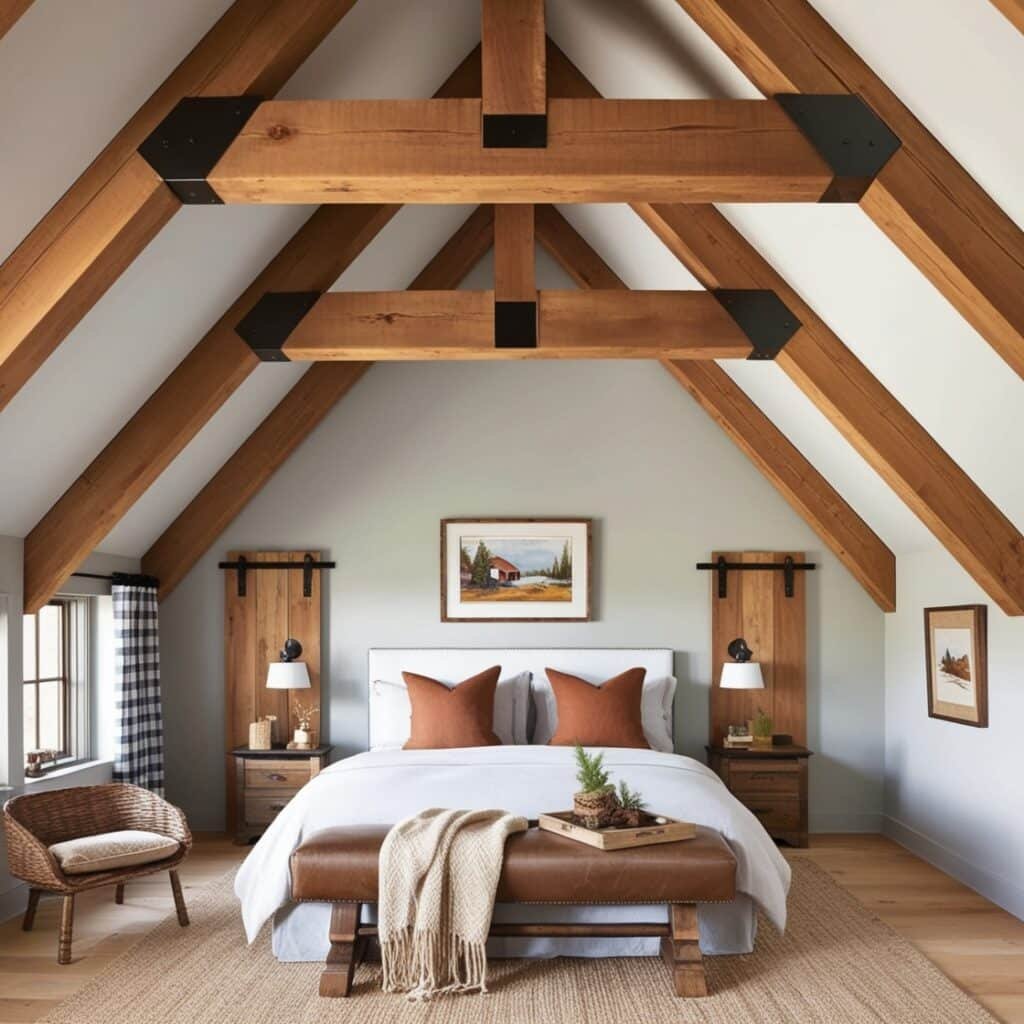 Exposed Wooden Beams (Real or Faux)