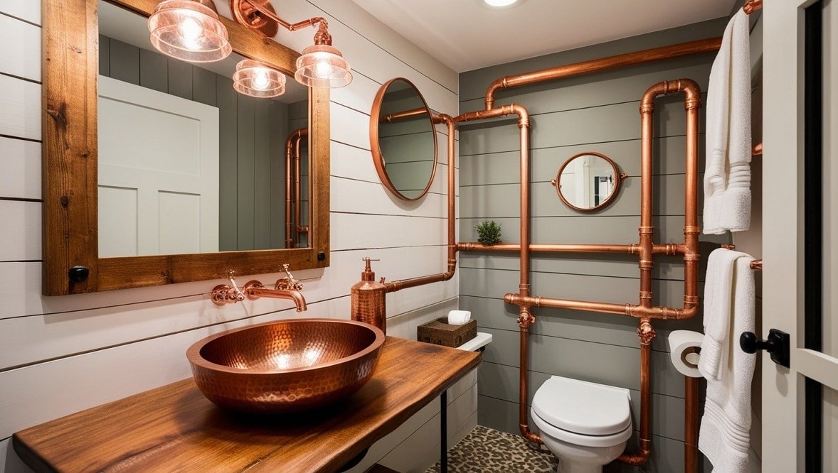 Copper Fixtures and Accents