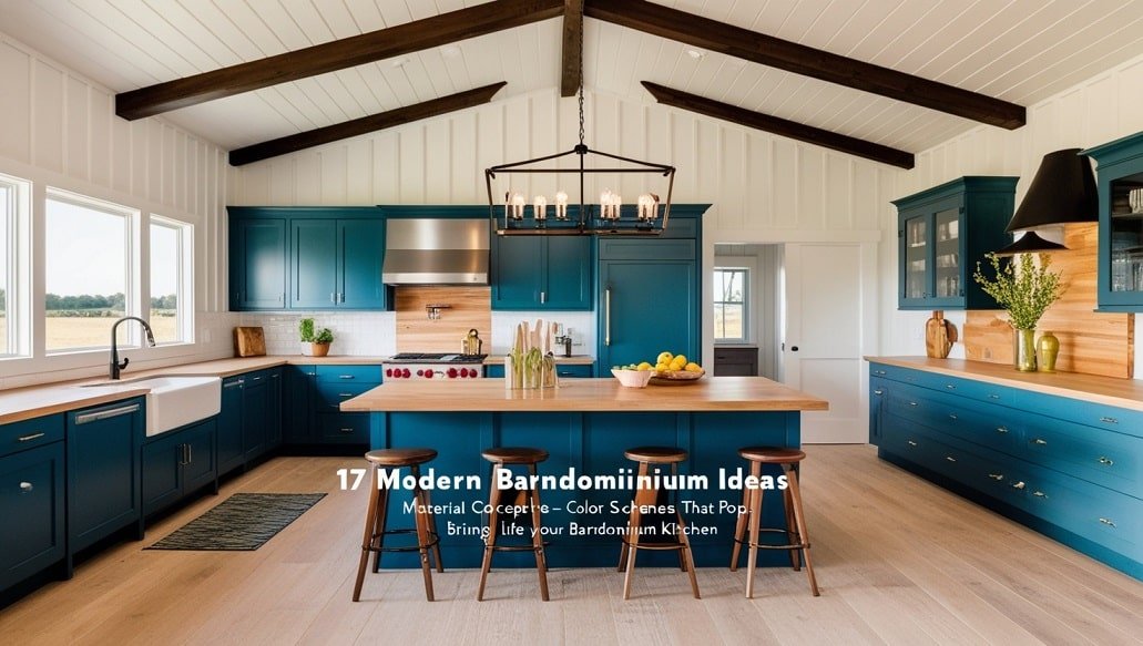 Color Schemes that Pop: Bringing Life to Your Barndominium Kitchen