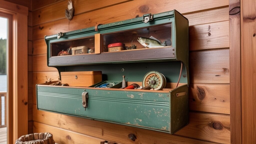 Tackle Box as Wall Decor