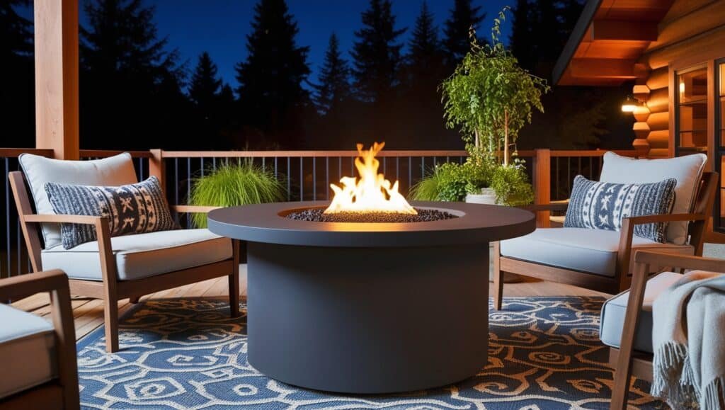 Modern Fire Table