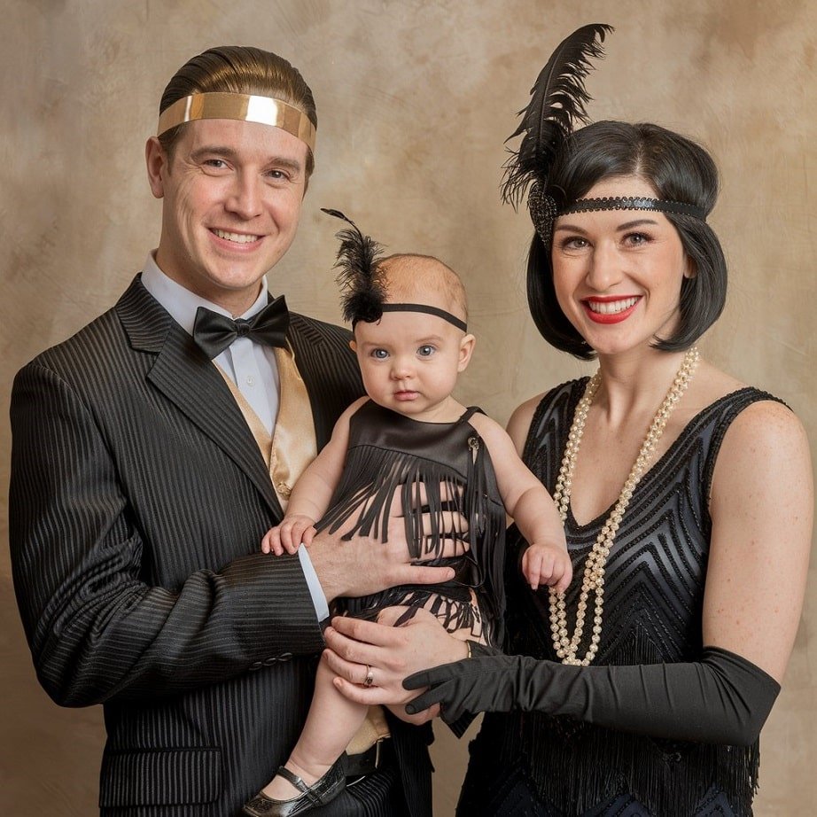 The Great Gatsby: Jay, Daisy, and Baby Flapper